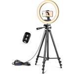 12 Inch Ring Light With Stand, Selfie 55" Extendable Tripod. Fixed Price $21.99.