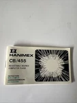 Hanimex CB/455 Manual American German Instructions (preowned). Fixed Price $9.99.