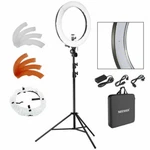 Neewer Camera Led Smd Ring Light 5500K Photo/video 18"/48CM Plastic Color Filter. Fixed Price $150.00.