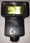 New Vintage Achiever 821TZ Auto Thyristor Electronic Flash With Filters & Box. Fixed Price $15.00.