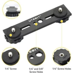 Aluminum Straight Flash Bracket Tripod Mount. Fixed Price $23.19.