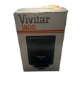 Vivitar 1800 Manual Universal Hot Shoe Mount Small Flash Tested Works. Fixed Price $15.99.