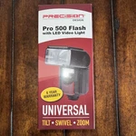 Precision Design Pro 500 Electronic Universal Flash For Cameras. Fixed Price $10.99.