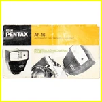 Asahi Pentax Flash AF-16 User Guide. Manual Instruments. English.. Fixed Price $17.46.