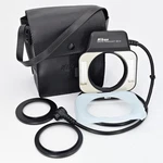 Nikon SB-21 Macro Speedlight Flash Head, SS-21 Case & Rings + SW-8 Diffuser. Fixed Price $29.99.