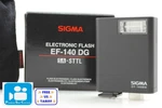 Video Almost Unused Sigma EF-140 Dg Sa-sttl Electronic Flash From Japan. Fixed Price $217.79.