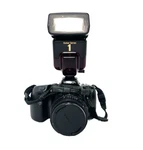 Minolta Maxxum 400SI 35MM Camera With Sigma Zoom Len & Vivitar 840AFM Flash. Fixed Price $34.88.