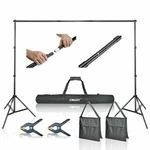 Emart Photo Video Studio Backdrop Support System Kit With Carry Bag. Fixed Price $35.00.
