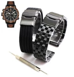 Steel & Silicone Replacement Watch Band Citizen Promaster Altichron BN5055-05E. Fixed Price $29.95.