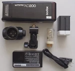 Godox AD200 2.4 Ttl Pocket Flash Light Speedlite Double Head With Carry Case. Fixed Price $239.95.