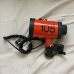 Nikonos Speedlight SB-105 Underwater Strobe Flash Working. Fixed Price $45.00.