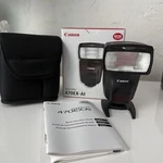 Works Perfectly Near Mint Box Canon Speedlite 470EX-AI Auto Flash Black. Fixed Price $200.00.