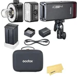 Godox 200WS 2.4G Ttl Strobe Full Power Flashes. Fixed Price $349.00.