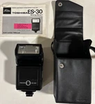Vintage Flash Toshiba ES-30 With Case. Fixed Price $35.00.