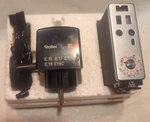 Vintage Rollei E19C Electronic Flash Unit With Charger & Sync Cable. Fixed Price $55.00.