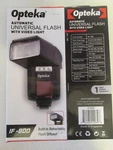 Opteka Automatic Universal Flash With Video Light IF-800 New. Fixed Price $30.00.