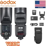 Us Godox V100C Round Head Camera Flash Wireless Transmission Speedlight. Fixed Price $307.00.