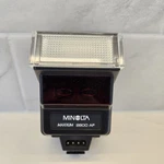 Minolta 2800 Universal Hot Shoe Mount Camera Flash Unit. Fixed Price $15.00.