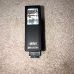 Vtg Braun F111 Flash, Extremely Rare And Wont Take Batteries Test Camera. Fixed Price $15.00.