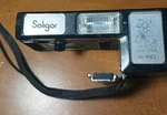 Vintage Soligor X-110 Solid State Camera Flash W/ Bracket Untested Japan. Fixed Price $11.95.