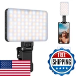 King Ma Portable Selfie Phone Light 3 Modes Led Clip-on Rechargeable Video. Fixed Price $36.19.