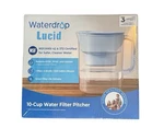 Waterdrop Lucid 10-CUP Pitcher Nsf Certified + 3 Filters. Fixed Price $39.99.