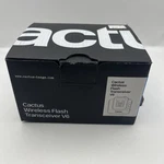 Cactus V6 Wireless Flash Transceiver Trigger Black Group Control. Fixed Price $48.76.