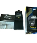 Promaster 7500DX Digital Flash Canon 8535 Hot Shoe Mount Twin Box Used. Fixed Price $14.30.