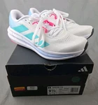 Adidas Questar 3 Women's Size 9.5 JI4609 Cloud White Flash Aqua Lucid Pink Nib. Fixed Price $44.99.
