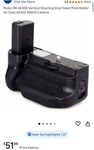 Meike MK-A6300 Vertical Shooting Grip Holder For Sony A6000. Fixed Price $45.99.