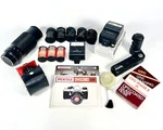 Pentax Camera Parts Lot Winder Flash Lens Film Accessories Untested. Fixed Price $39.99.