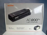 New! Godox AD200PRO Ttl Pocket Flash Kit With Carry Case Color Black. Fixed Price $290.39.
