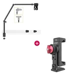 Vijim LS08 Flexible Overhead Phone Mount Desk Stand + Ulanzi Metal Trip.... Fixed Price $106.88.