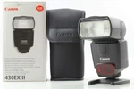 Almost Unused W/case Canon Speedlite 430EX Ii Electronic Flash Box From Japan. Fixed Price $169.99.