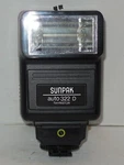 Sunpak Auto 322 Thyristor Flash With OT-1D Shoe For Olympus & Other Camera. Fixed Price $17.47.