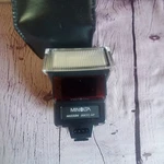 Minolta Maxxum 2800 Af Flash Light Unit Shoe-mount Electronic W/ Case. Fixed Price $29.00.