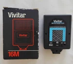 Vivitar 16M Shoe Mount Flash With Box. Fixed Price $25.00.
