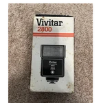 Vivitar 2800 Shoe Mount Auto Thyristor Flash Tilt Bounce Wide Angle Film Dslr. Fixed Price $11.00.