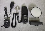 Quantum Qflash QF8C Camera For Canon Kit With Copilot QF91C & Turbo Blade. Fixed Price $425.00.