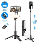 44" Selfie Stick Tripod Stand Remote Led Lighting For Iphone Shooting Live. Fixed Price $13.99.
