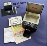 Vintage Minox Gt-e Camera & Tc 35 Flash Unit Tripod (includes All Items). Fixed Price $350.00.
