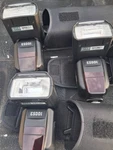 Esddi Camera Flash Speedlite, Lcd Display, Set 3 Multi, For Nikon. Fixed Price $40.00.