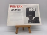 Pentax Af 240FT Blitzger Manual German. Fixed Price $11.63.