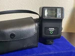 Sunpak Auto 122 Shoe Mount Flash Hot For Film Camera With Case & Manuals. Fixed Price $25.00.