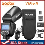 Us Godox V1PRO Ttl Wireless Round Head Flash Light Speedlite For Nikon Cameras. Fixed Price $279.00.