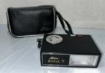 Vintage Toshiba Royal 7 Plug Camera Flash Unit With Case Excellent Untested. Fixed Price $18.00.
