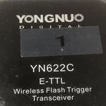 Yongnuo YN-622C E-ttl Wireless Flash Trigger Transceiver Canon Dslr Hss 1/8000S. Fixed Price $22.99.