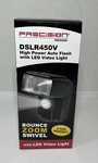 Precision Design DSLR450V High Power Auto Flash With Led Video Light Brand New. Fixed Price $24.98.
