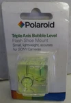 Polaroid Triple Axis Bubble Level Flash Shoe Mount For Sony Cameras - Nos / New. Fixed Price $11.77.
