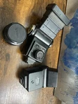 Vintage Vivitar Film Camera 28MM Lens And External Flash Accessories Bundle. Fixed Price $55.00.